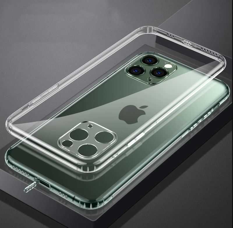 Чехол силиконовый усиленые углы 1.3 мм Iphone X 12 13 Pro Max опт