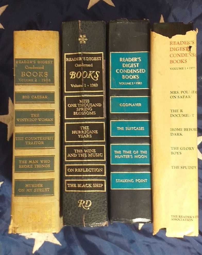 4 książki Reader's Digest Condensed Books USA