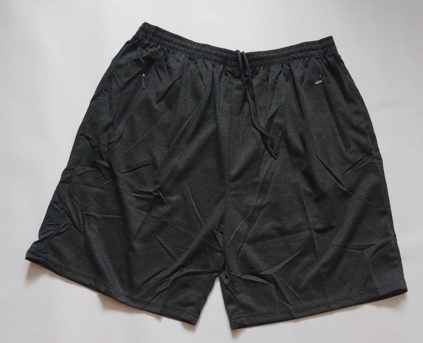 Spodenki męskie dresowe bawełna Dunauone Y-6593 kieszenie r 7XL-144 cm