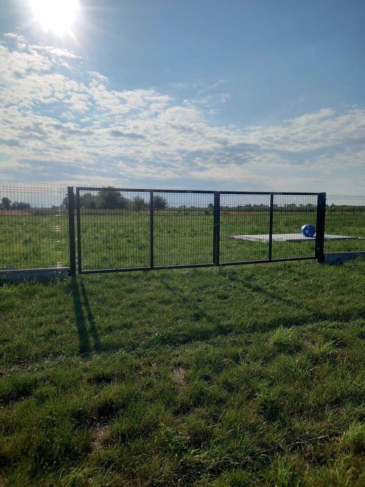 ogrodzenia ogrodzenie panelowe panele słupki brama furtka płot palety