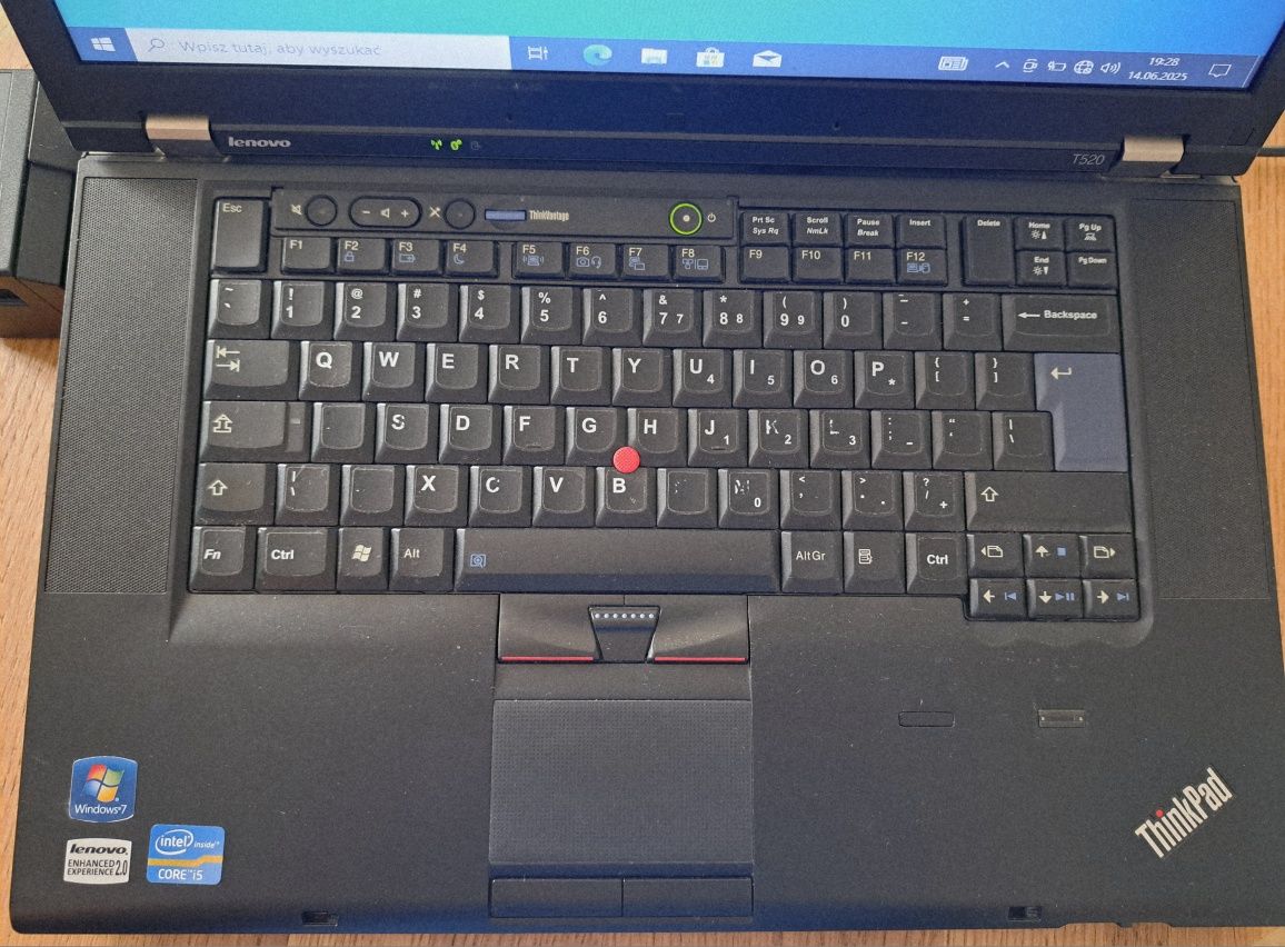 Laptop Lenovo ThinkPad T520, dysk SSD + stacja dokująca