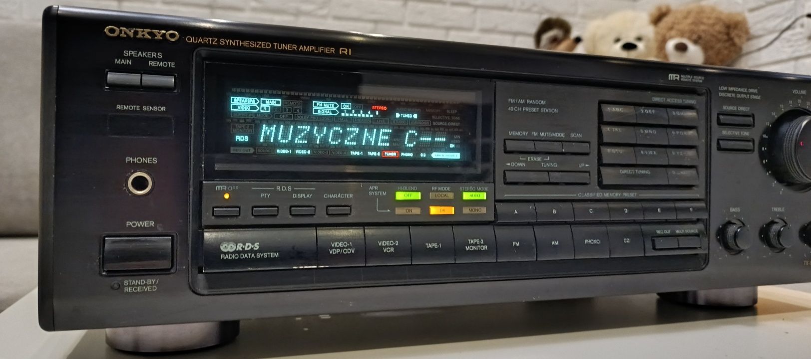 ONKYO TX-9031 RDS amplituner A/V. Stan idealny.