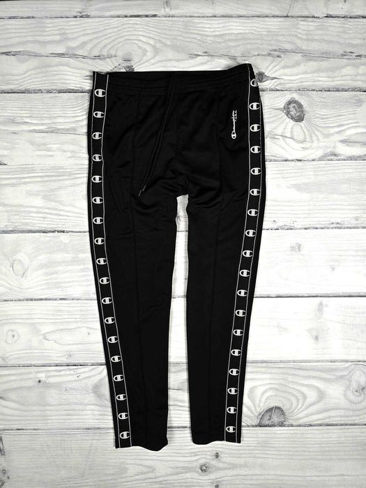 CHAMPION USA Dresy Męskie Spodnie Dresowe Lampasy S/M