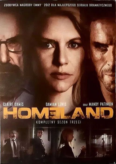 Homeland. kompletny sezon 3wydanie polskie 4 DVD