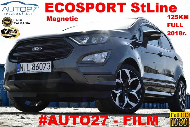 Ford EcoSport #AUTO27*Film*StLine*LED*Kamera*Sony*Full*SyncIII*ALU18*ASO*Iwł*TOP