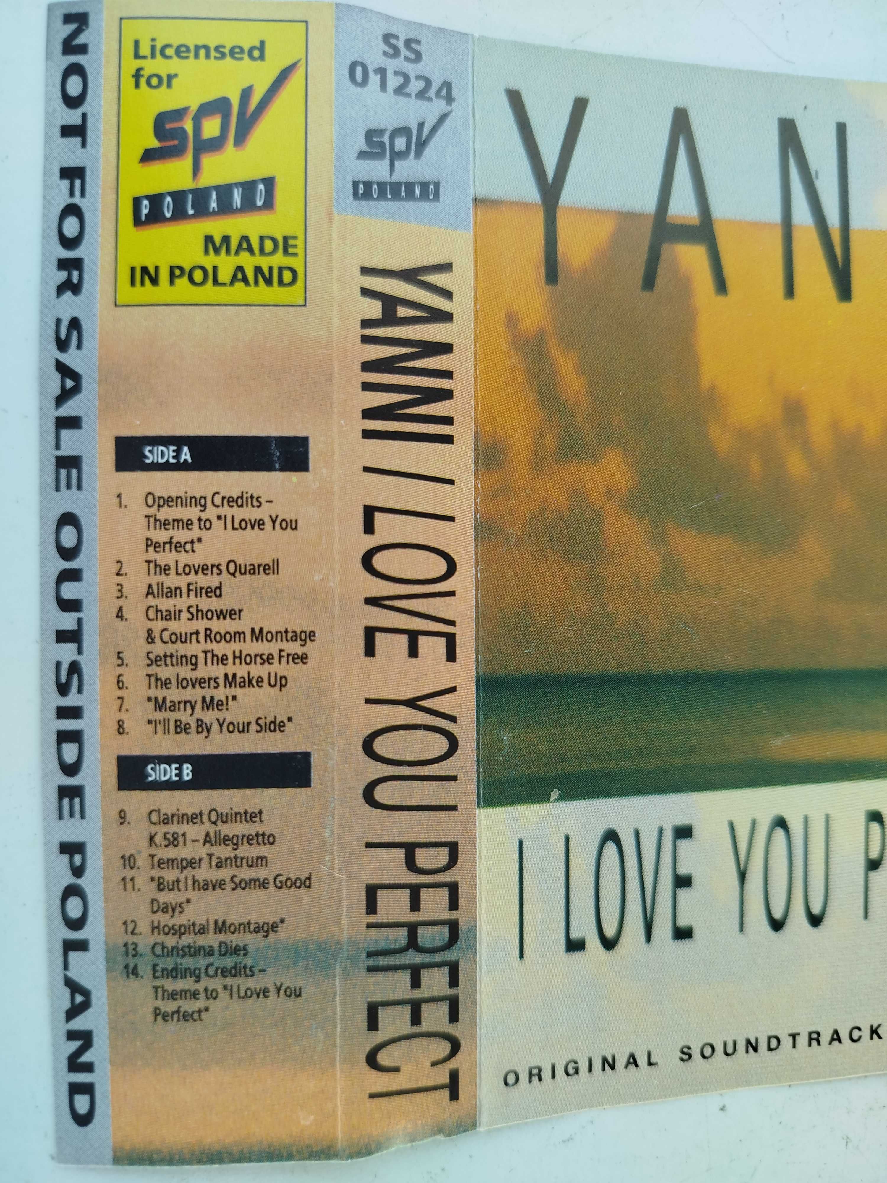 Yanni I lovu you perfect soundtrack kaseta unikat