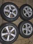 4x Koła 15" 5x112 + Opony zimowe Continental 195/65/15 VW GOLF PASSAT