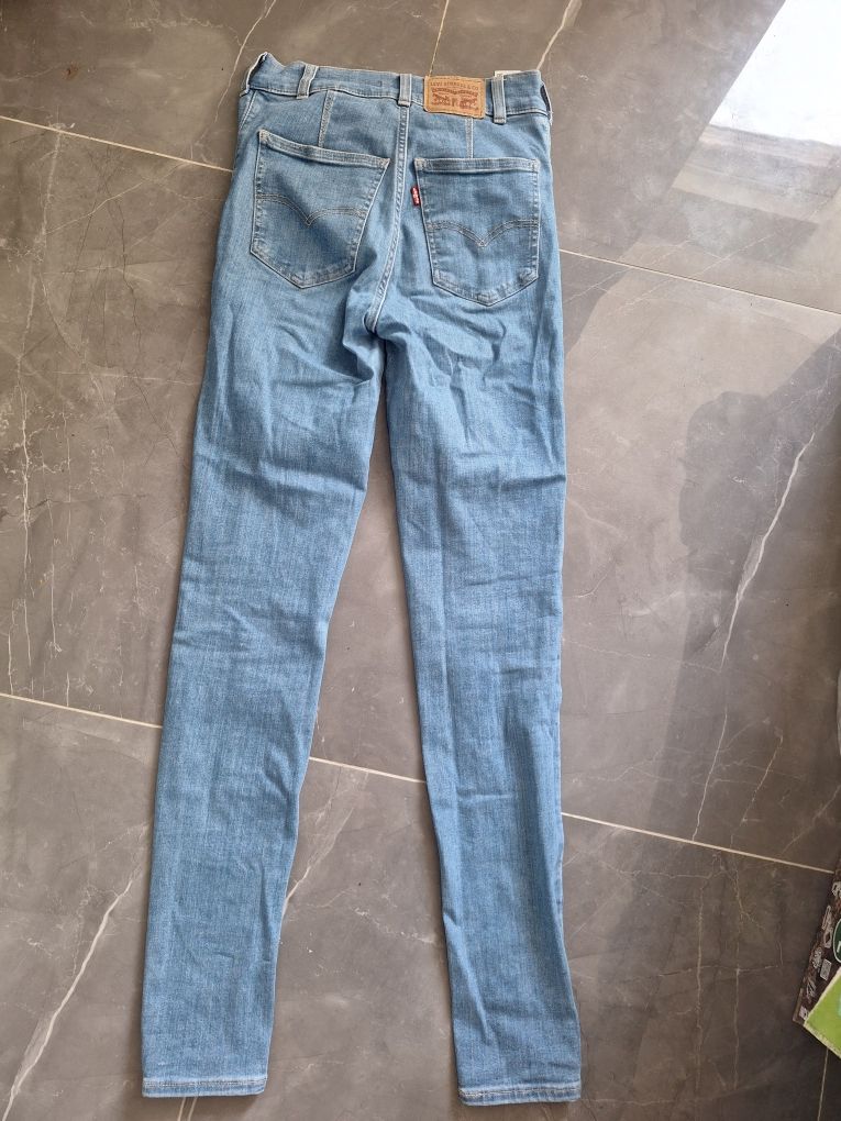 Jeansy levis mile high super skinny w26 l32