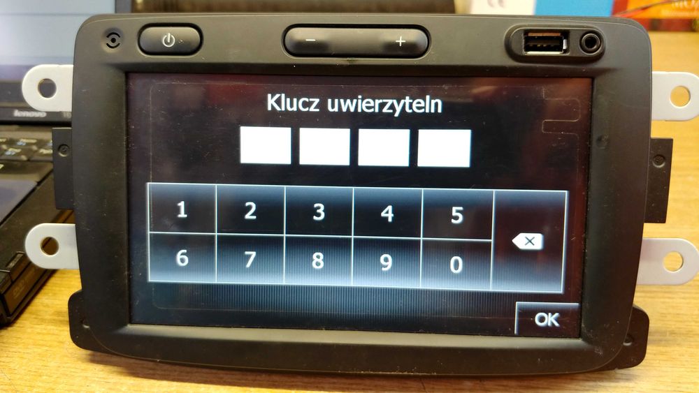 Serwis Dacia Renault  LG Media Nav 2 EVO MN3 System not configured