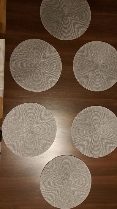 Podkładka na stół jasny brąz 6szt