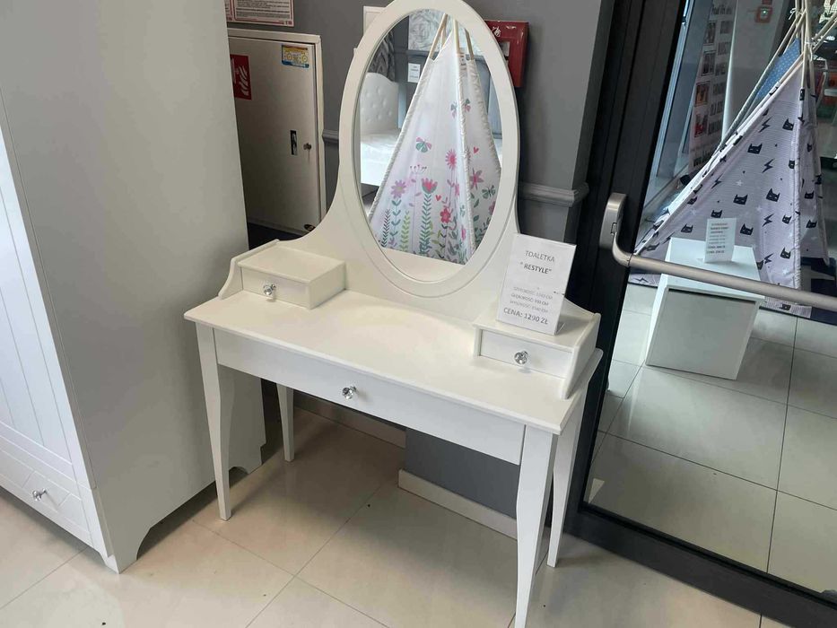 (20WN) Toaletka ReStyle White Crystal, meblik wyprzedaż 999 zł