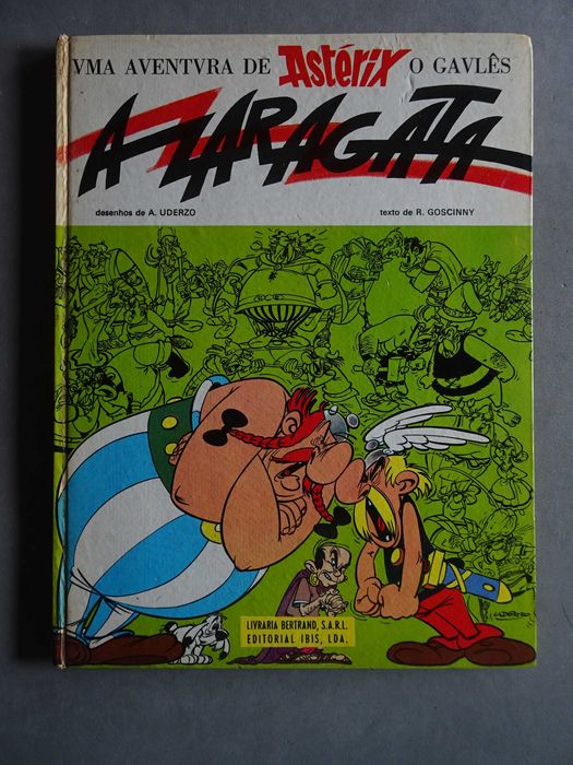 Livro Ibis - Astérix - A Zaragata (capa dura)