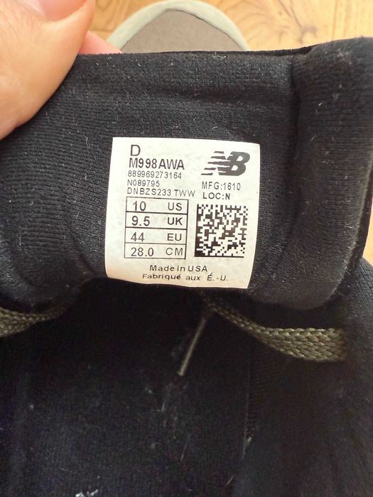 Кросівки New Balance 998 (Made in USA) р.44