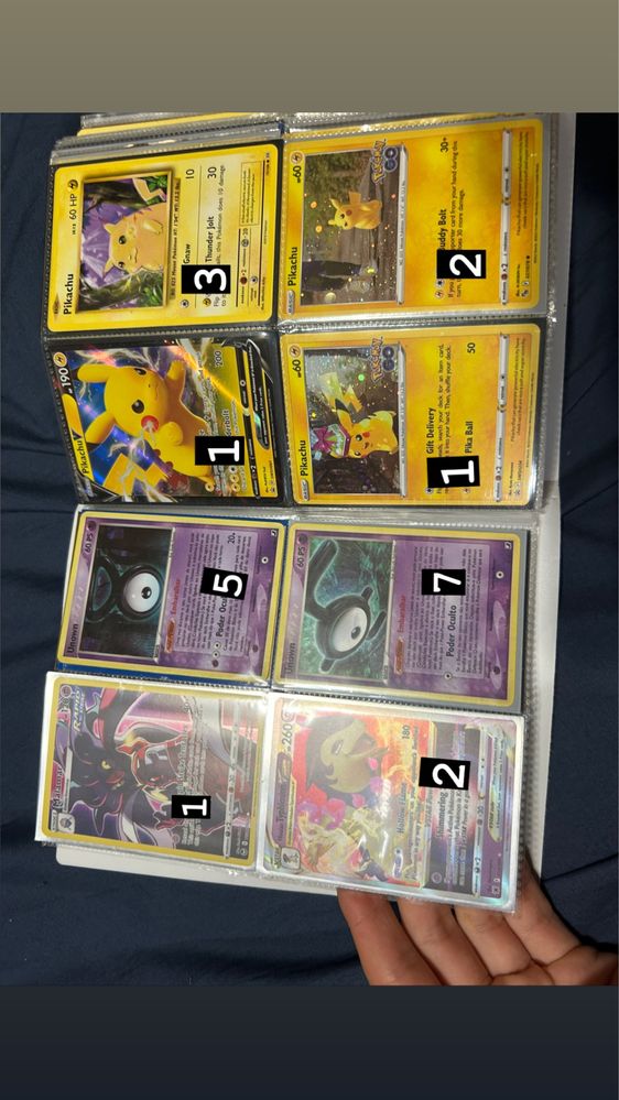 Cartas Pokémon Raras