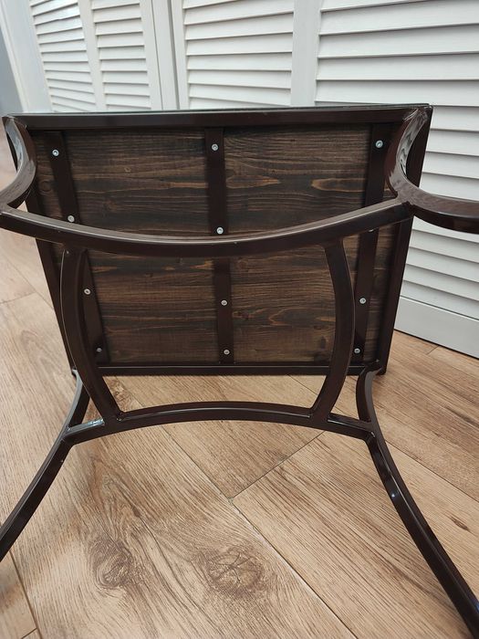 Stoliki nocne, drewno plus metal