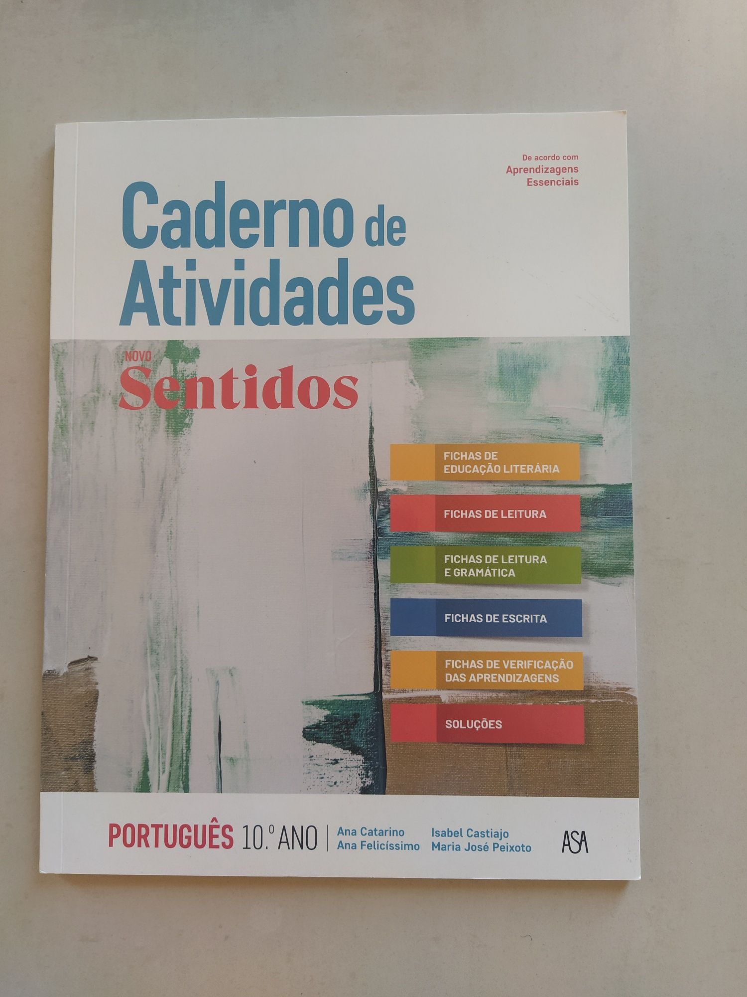 Caderno de atividades Sentidos 10°, português