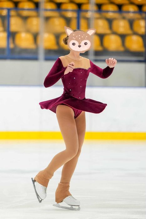 Sukienka startowa łyżwiarstwo figurowe