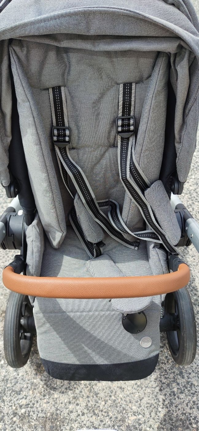 carrinho cybex balios s + ovo + adaptador