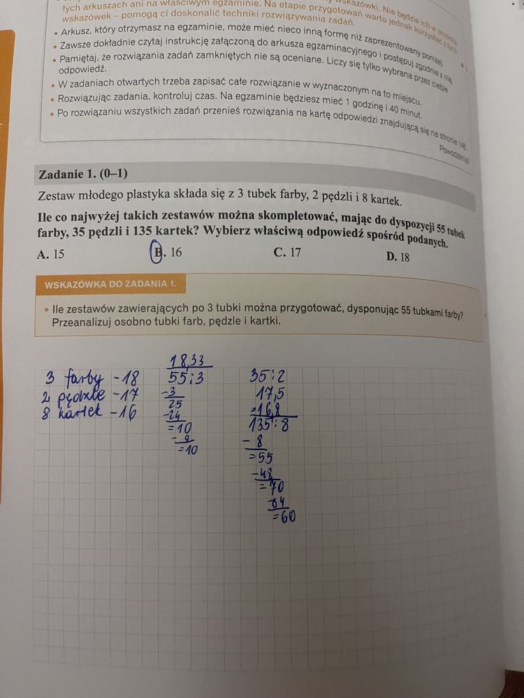 Arkusze teraz egzamin ósmoklasisty matematyka