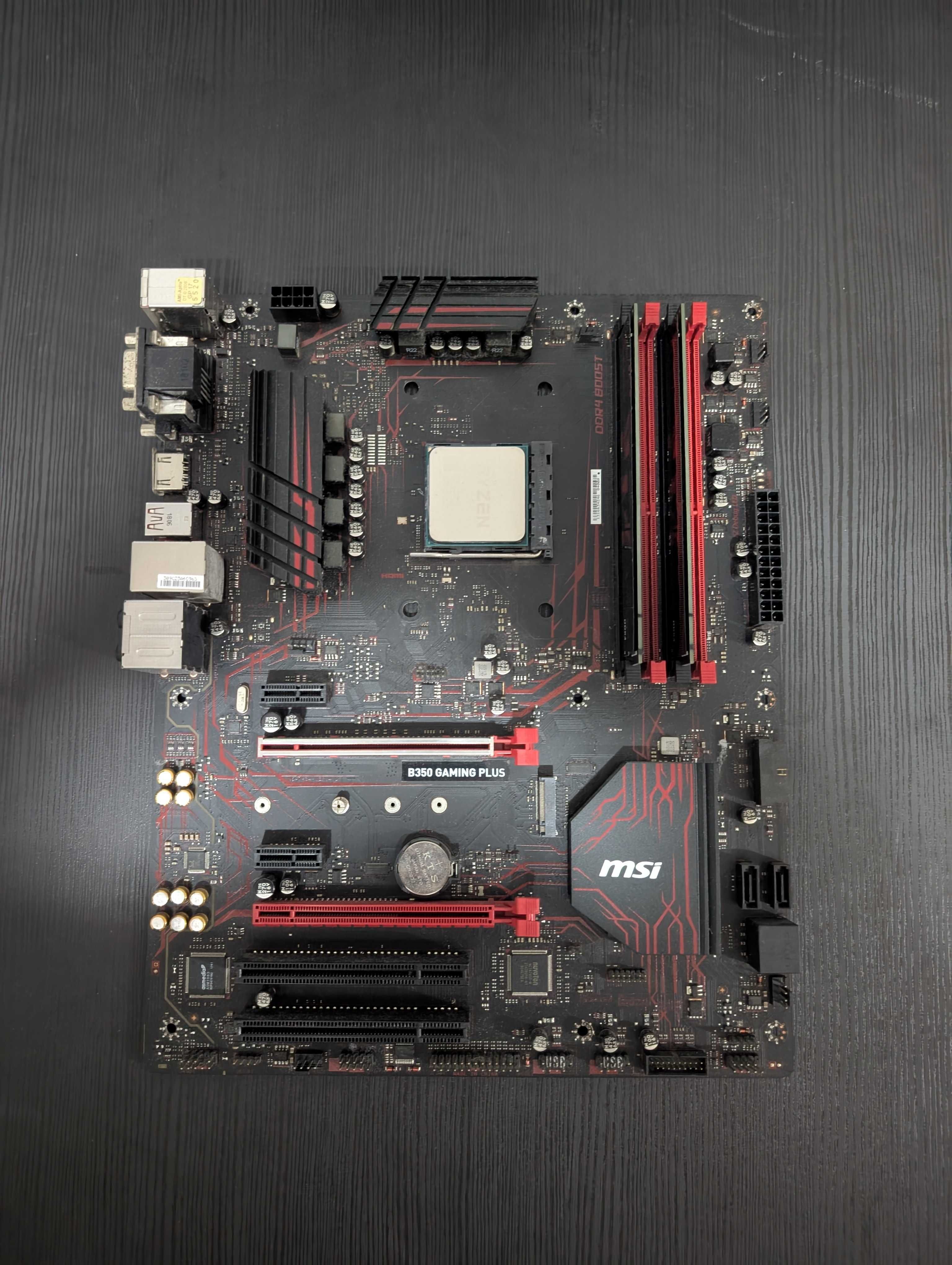 Bundle MSI B350 Gaming Plus + R5 2600 + 16GB DDR4