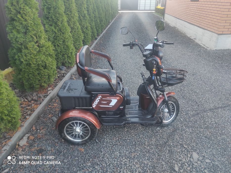 Електро трицикл 1200w