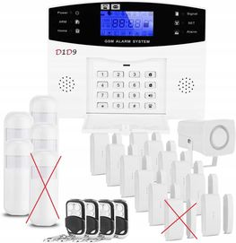 Bezprzewodowy System alarmowy z WiFi D1D9 GSM duży zestaw Alarm domowy