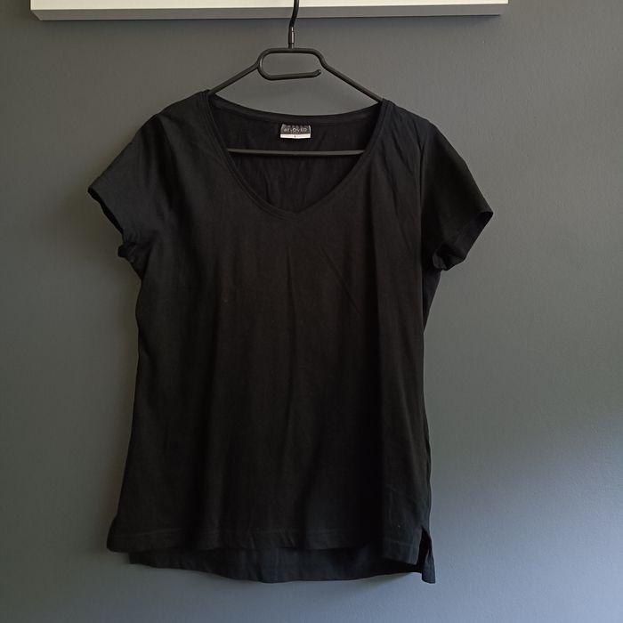 T-shirt koszulka bluzka bawełniana czarna L 40