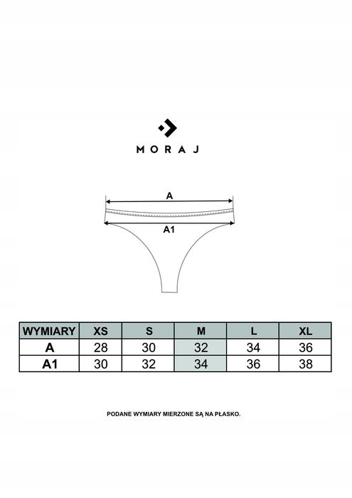 Moraj Majtki Stringi Damskie Bawełniane Z Siateczkową Gumką 3-Pak - Xl