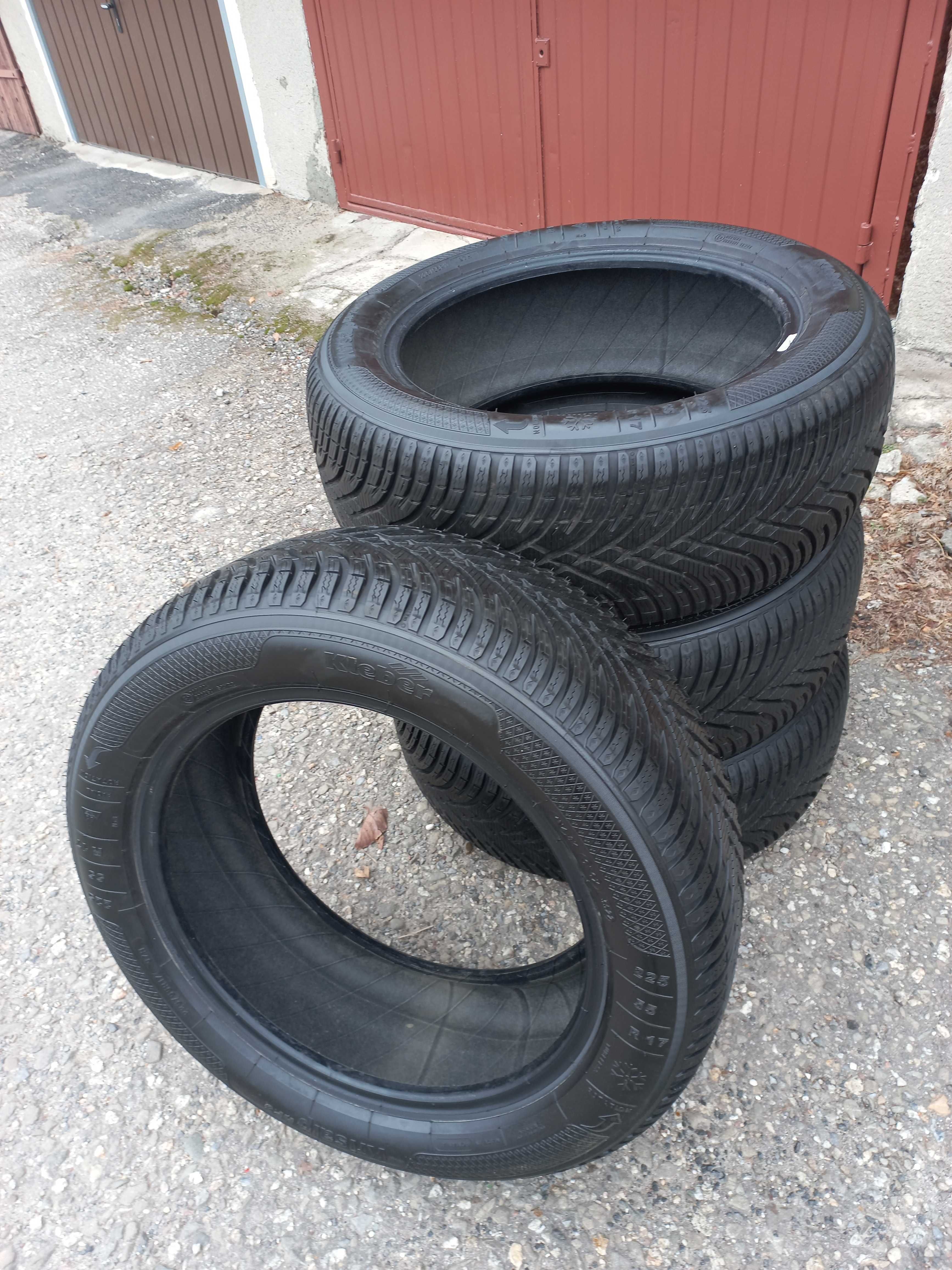 Opony zimowe 225/55 R17 Kleber nowe z gwarancją