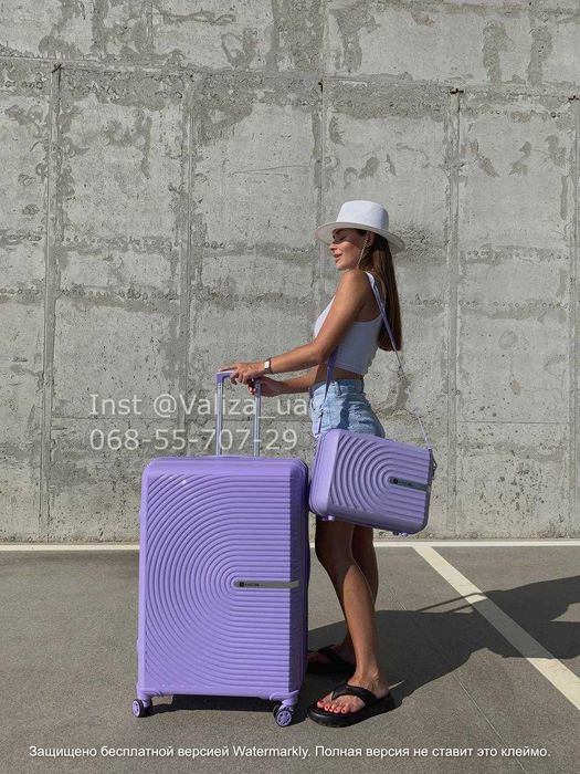 ВЫБОР Качественные чемоданы пластиковые малый средний большой чемодан