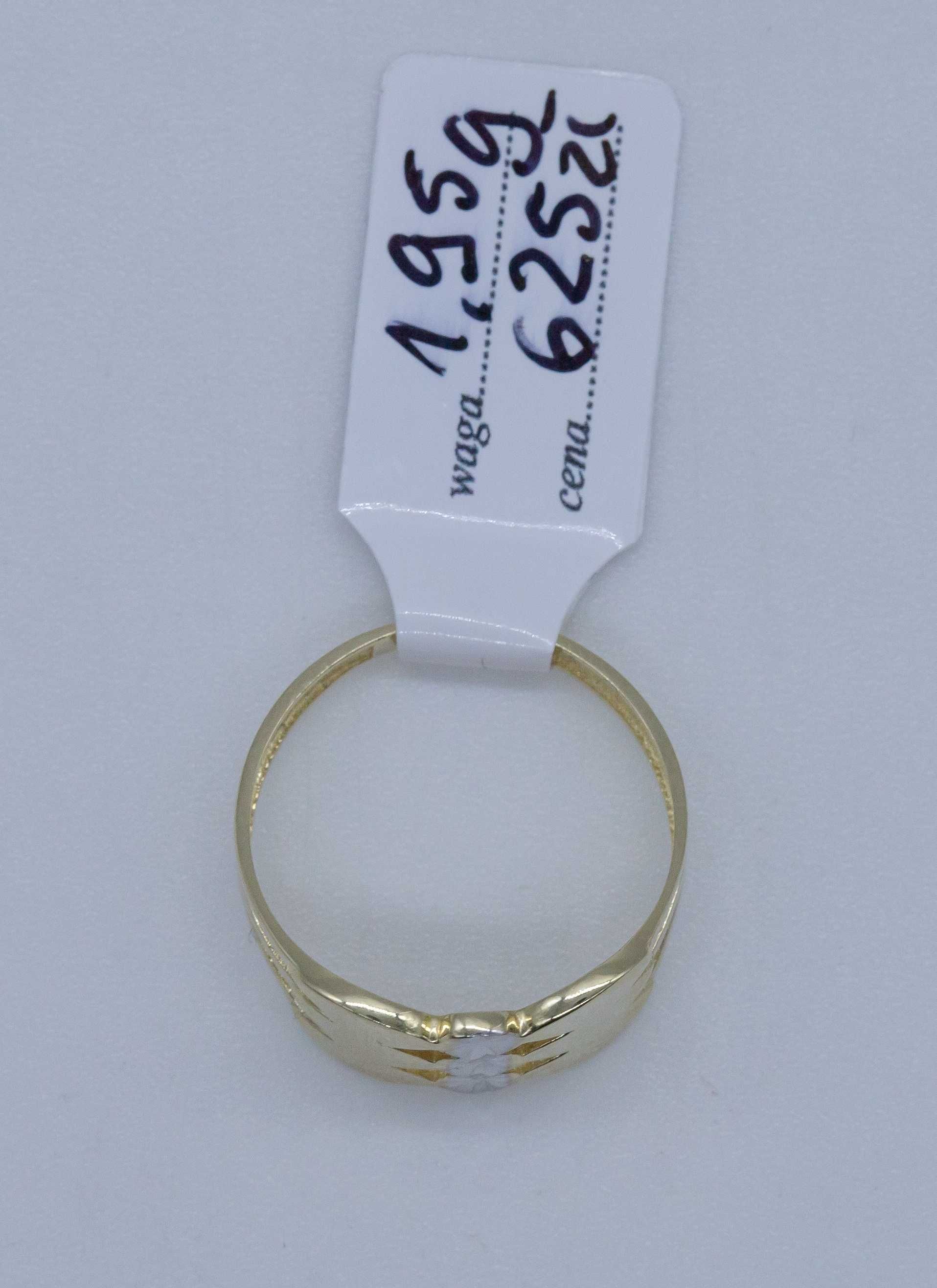 Złoty pierścionek 585 1,95 gram rozmiar 16 NOWY