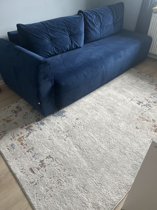 Kanapa granatowa rozkladana