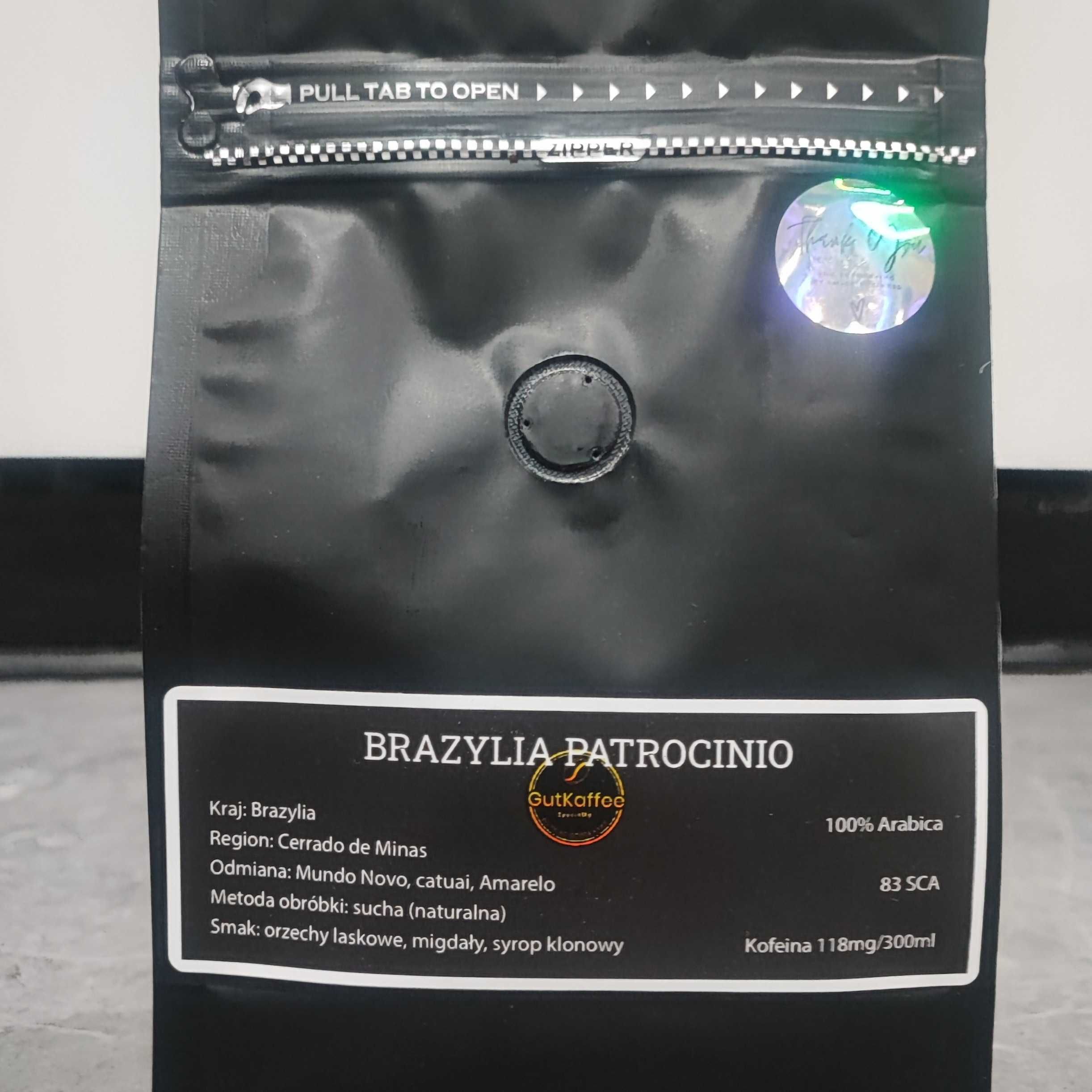 Kawa Ziarnista Brazylia Patrocinio 200g