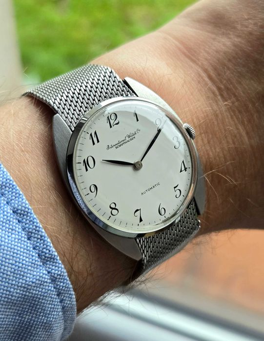 IWC Schaffhausen Automat na bransolecie lata 70te Sewisowany Vintage