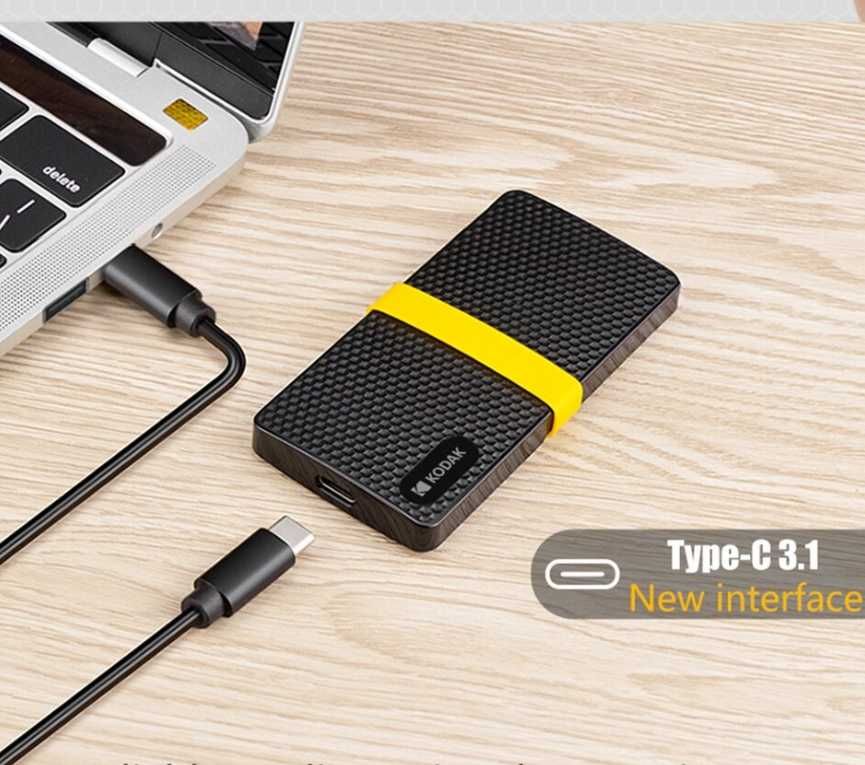 Kodak X200 SSD 512GB портативный диск внешний