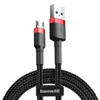 Baseus Cafule Kabel Micro-USB 2M | Nylon, Szybkie ładowanie 1.5A