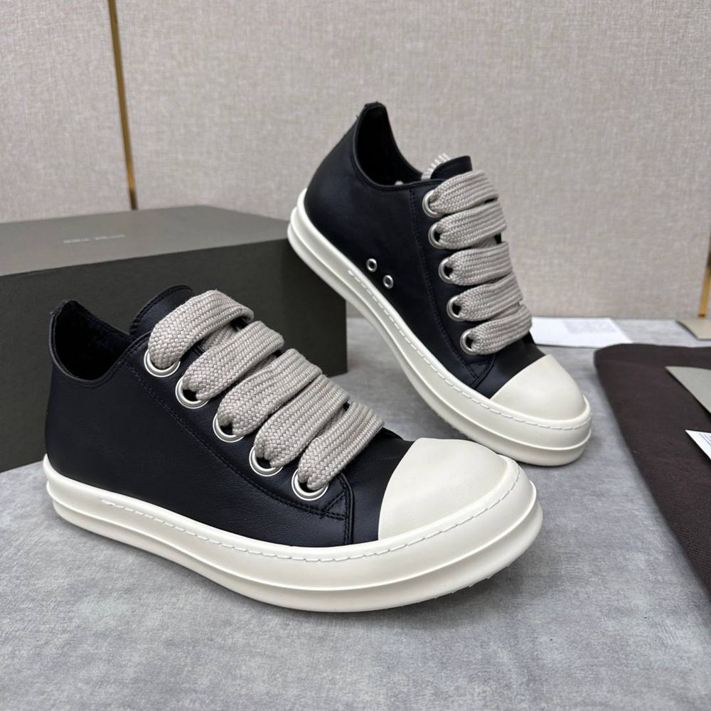 Rick Owens Jumbo Lace Low/DRKSHDW/Шкіряні Кеди Rick Owens/40-43