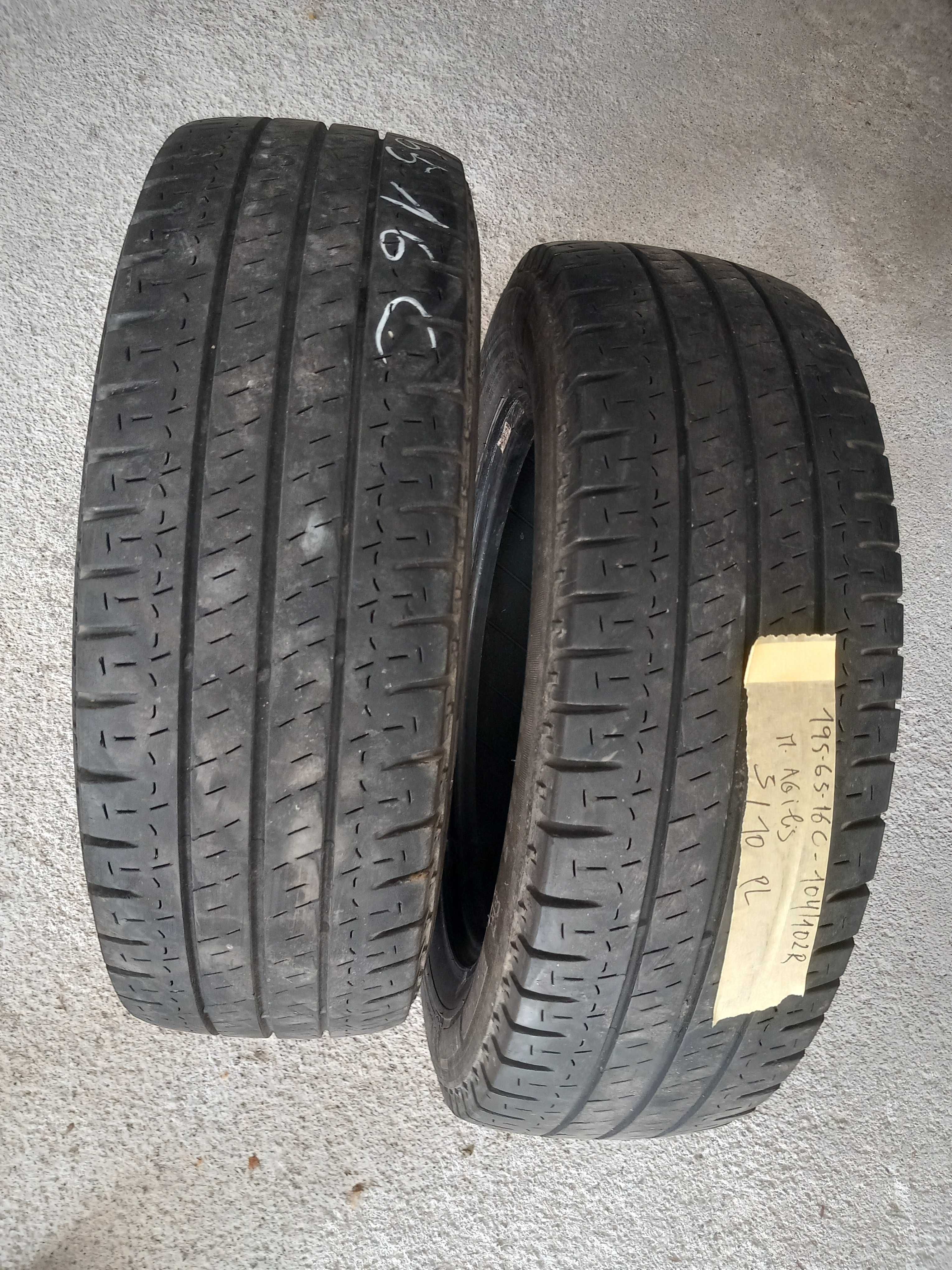 4 Pneus 195/65R16 C Michelin e Uniroyal