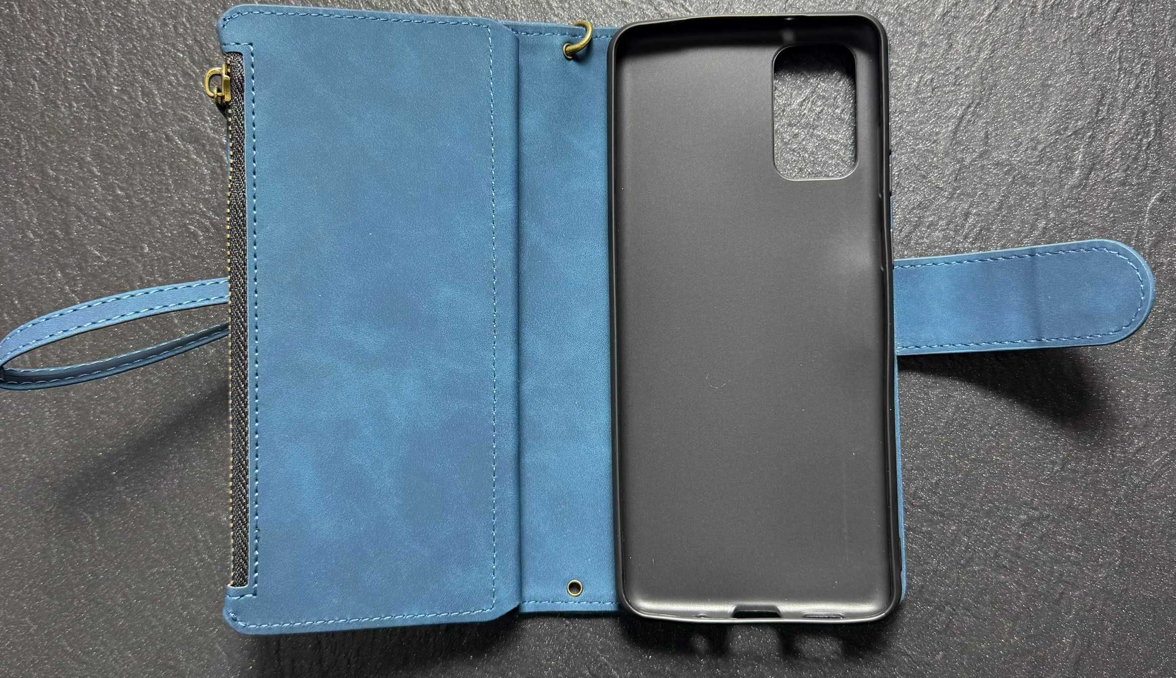 Etui z klapką dla Samsung Galaxy S20 Plus Ueebai niebieskie