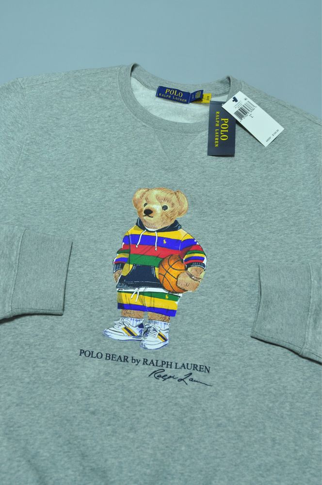 Polo Bear Ralph Lauren оригинал новый мужской свитшот мишка (NEW)