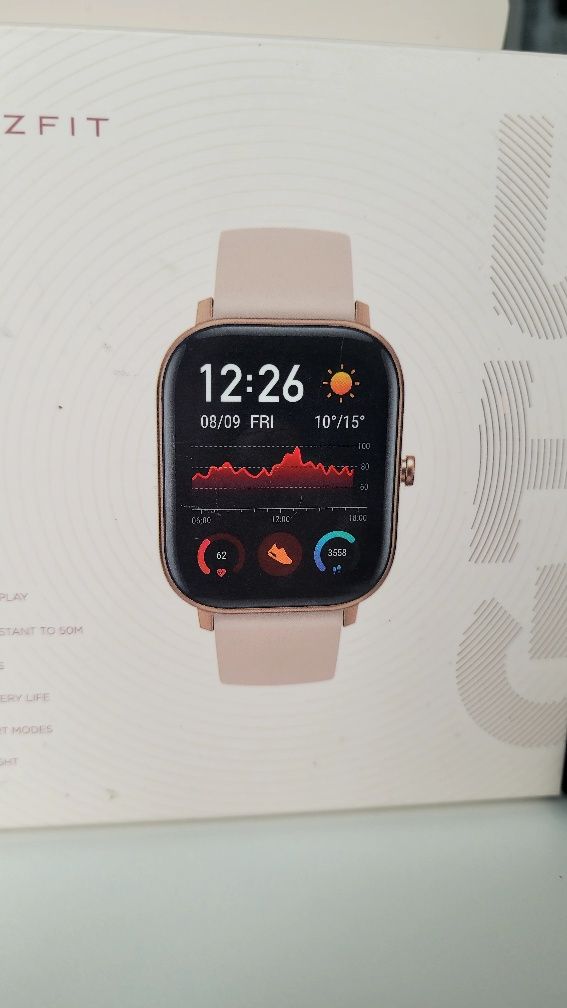 Kobiecy elegancki Smartwatch Xiaomi Amazfit GTS różowy