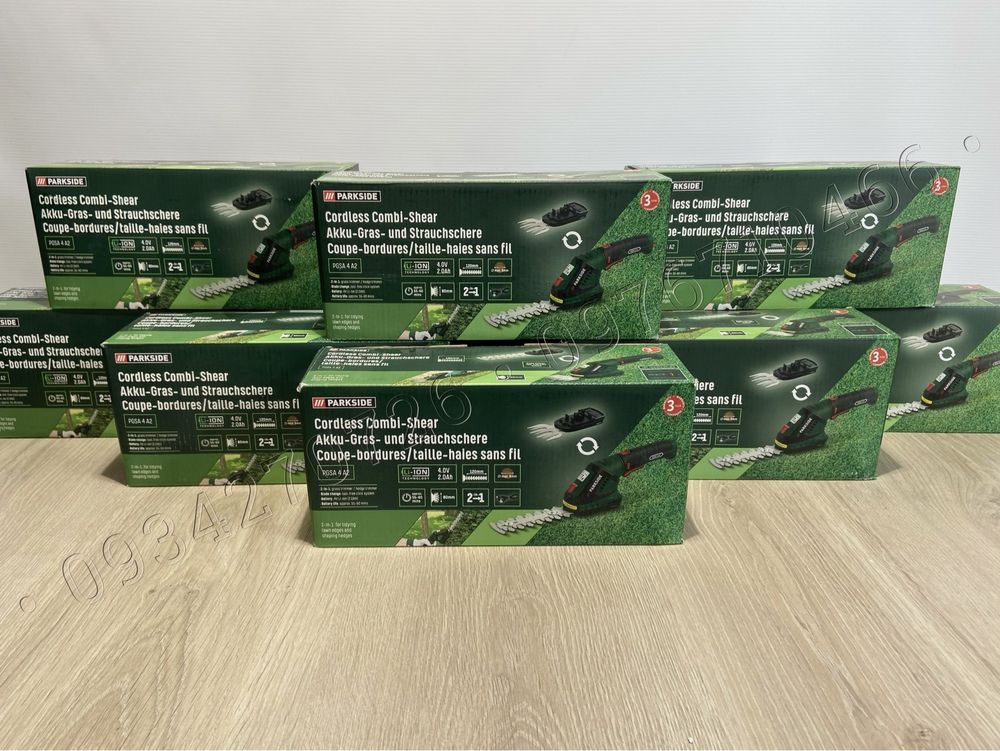 Акумуляторні ножиці для трави та кущів PARKSIDE PGSA 4 A2 / кусторез