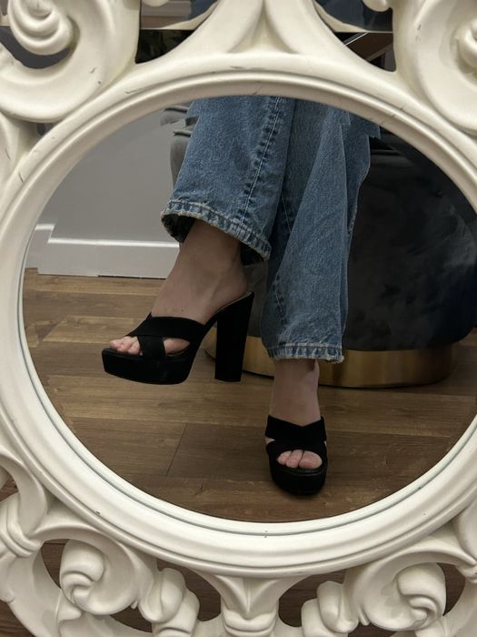 Klapki na słupku prima moda 36