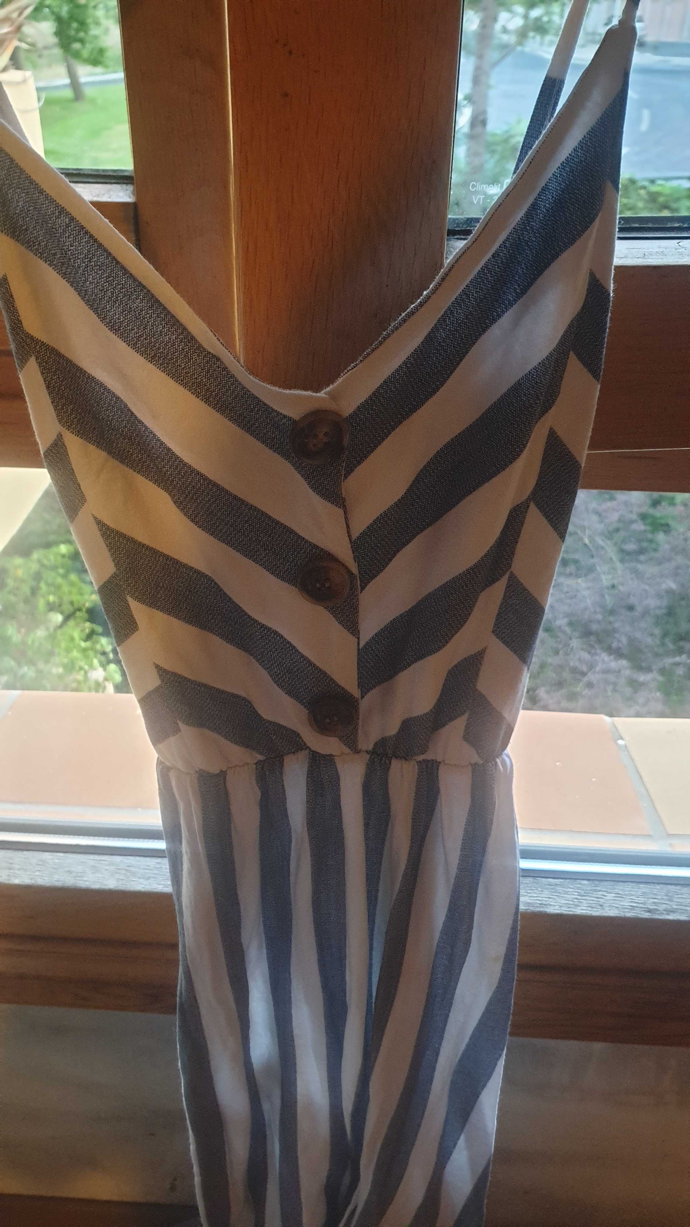 Vestido riscas S