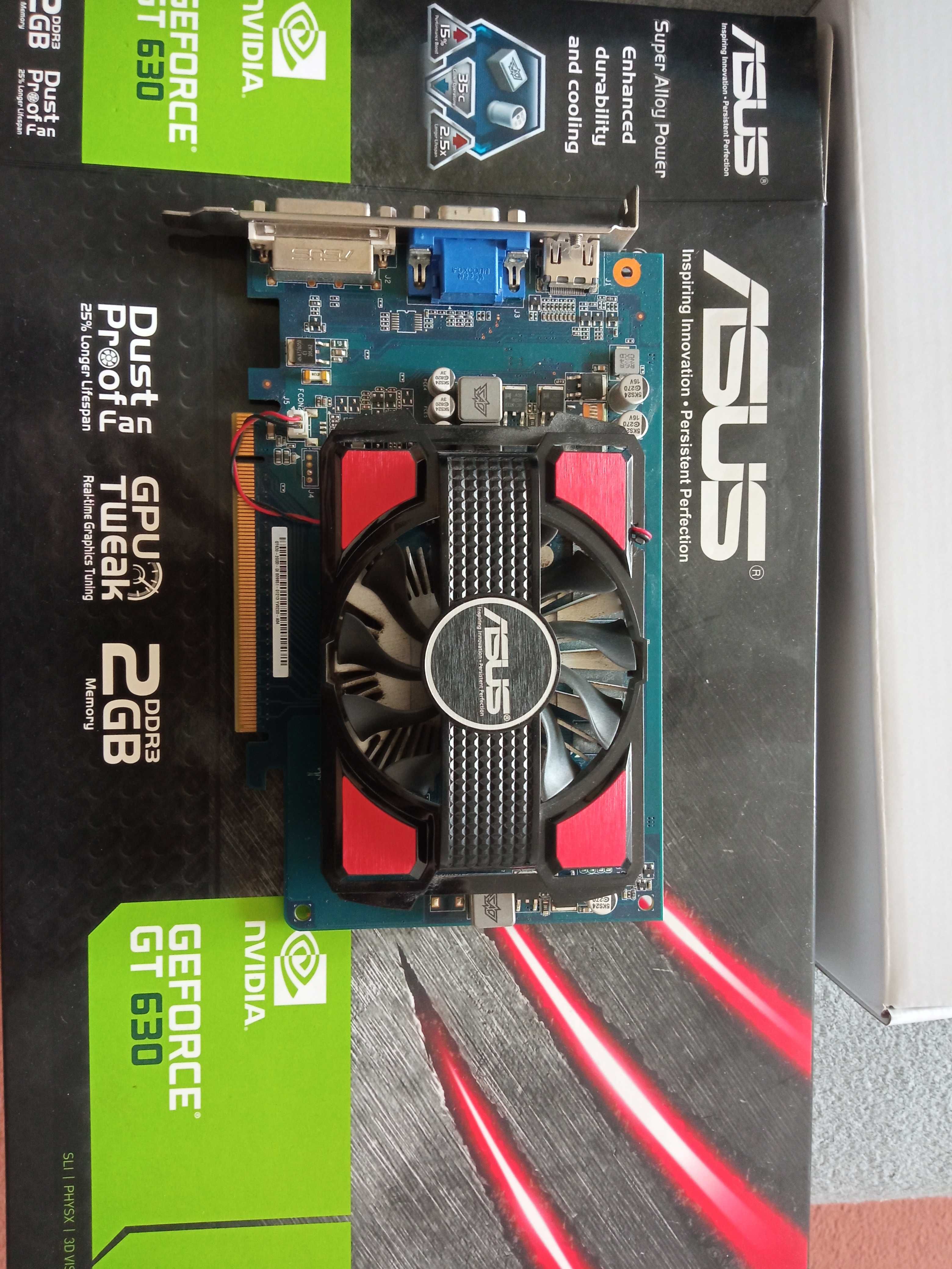 Asus GeForce GT 630 2GB pudełko