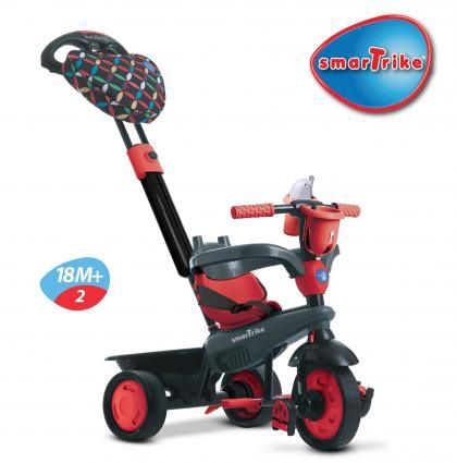 Велосипед Smart Trike Boutique_Red  4в1 с ручкой для мамы