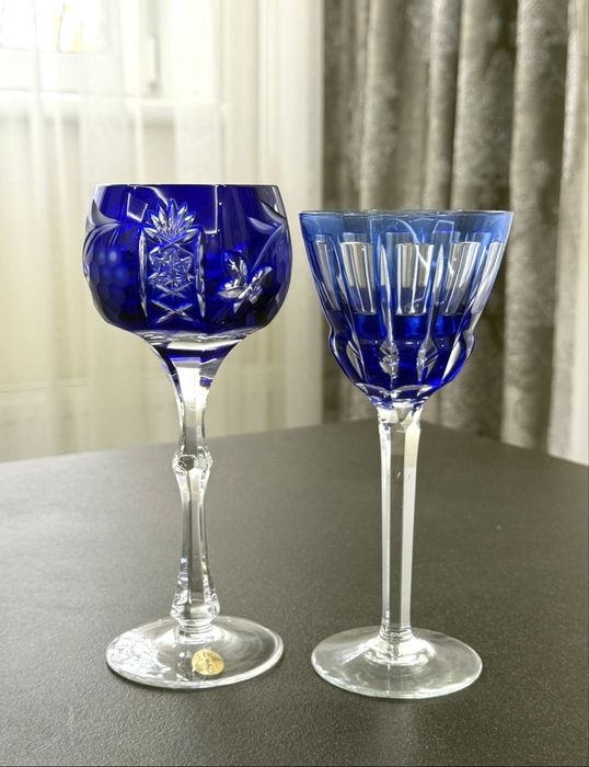 Винтажные хрустальные фужеры для вина Nachtmann Joska GDR Германия