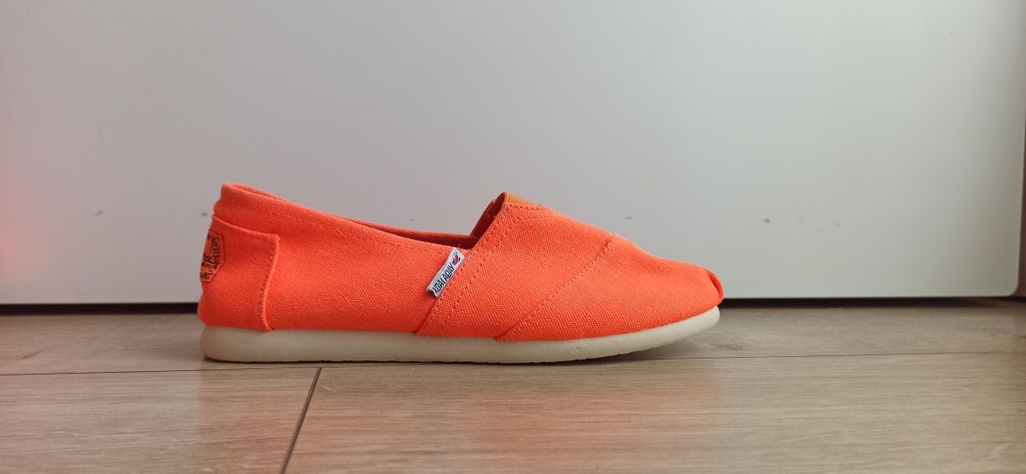 Espadryle Koala Bay 38 nowe pomarańczowe płócienne  lekkie na lato