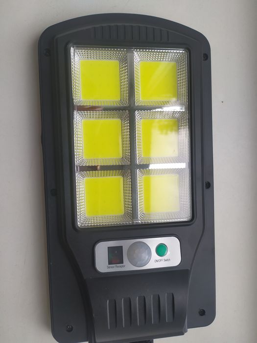 Фонарь уличный светильник прожектор solar с датчиком движения cl bk100