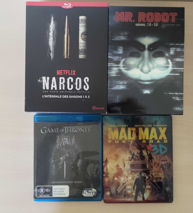 Vendo vários DVDs e Blu-rays – desconto especial no conjunto!